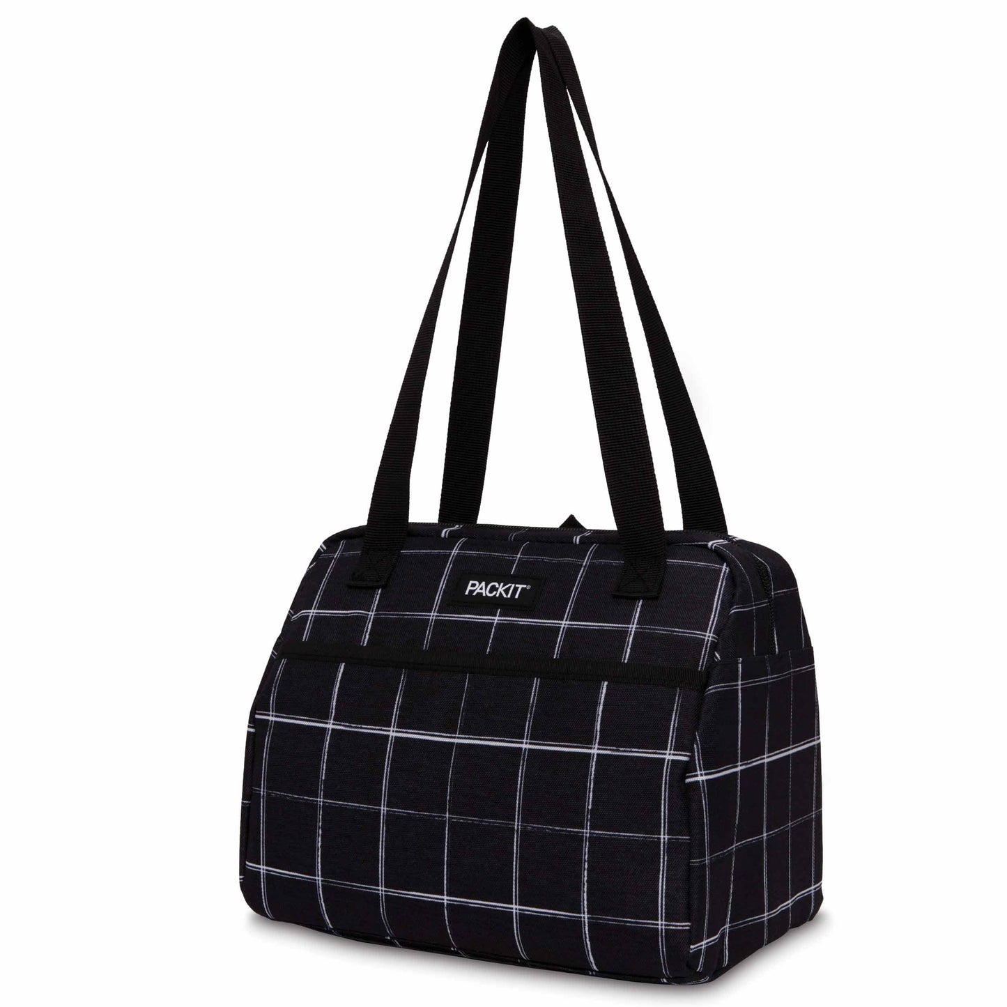 freezable-hampton-lunch-bag-e7 2022_Hampton-Lunch-Bag_Black-Grid_Left_Straps-Up_Lores_0800e0e3-5797-4ae6-9c7f-e61d4103afb1.jpg