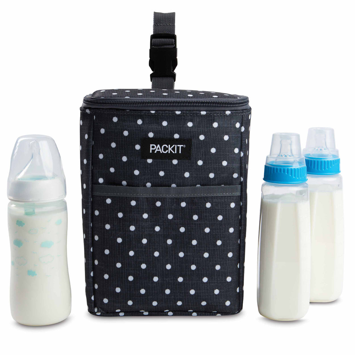 freezable-double-baby-bottle-bag-c2 2023_Double-Bottle-Bag_Polka-Dots_Front_Food-Combo_3-Bottles_Lores.jpg