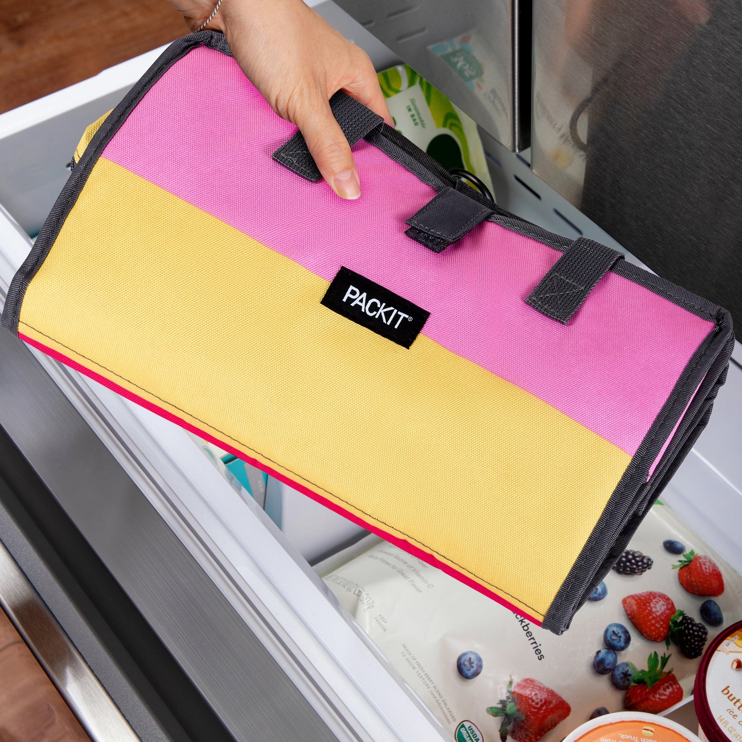 freezable-grocery-tote-k8 2024-Tote-Bag-Pink_Stipes-Freezer-Shot-_2.jpg