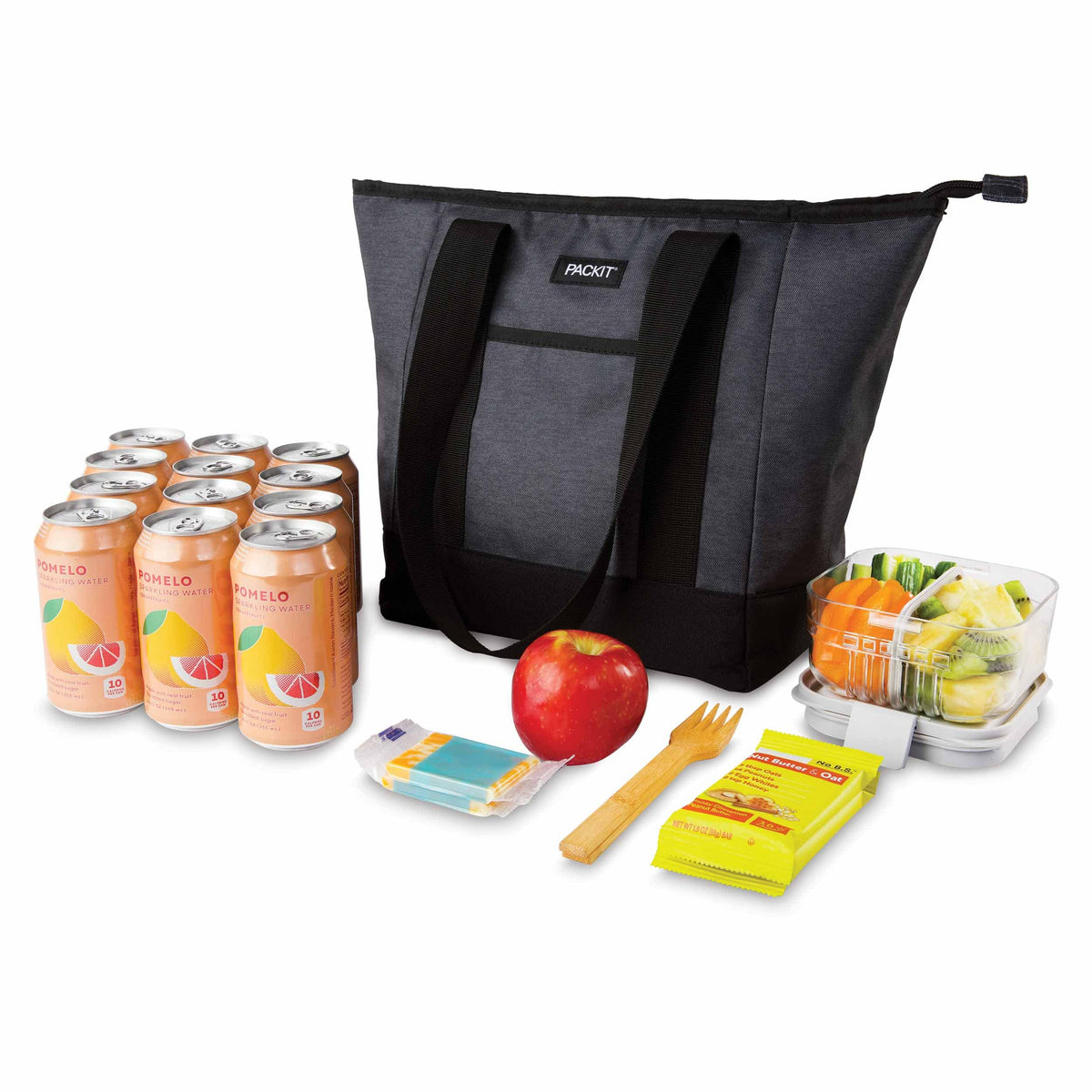 freezable-12-can-tote-cooler-f8 freezable-12-can-tote-cooler-city-charcoal-food-combo.jpg