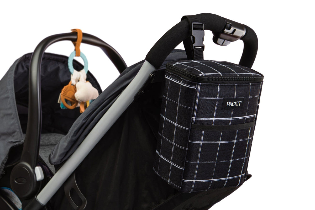 freezable-double-baby-bottle-bag-c2 freezable-double-baby-bottle-bag-black-grid-lifestyle-stroller.jpg