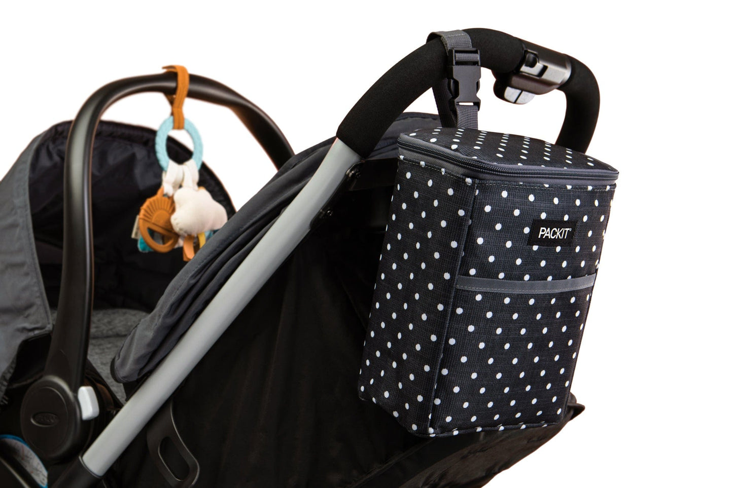freezable-double-baby-bottle-bag-c2 freezable-double-baby-bottle-bag-polka-dots-lifestyle-stroller.jpg