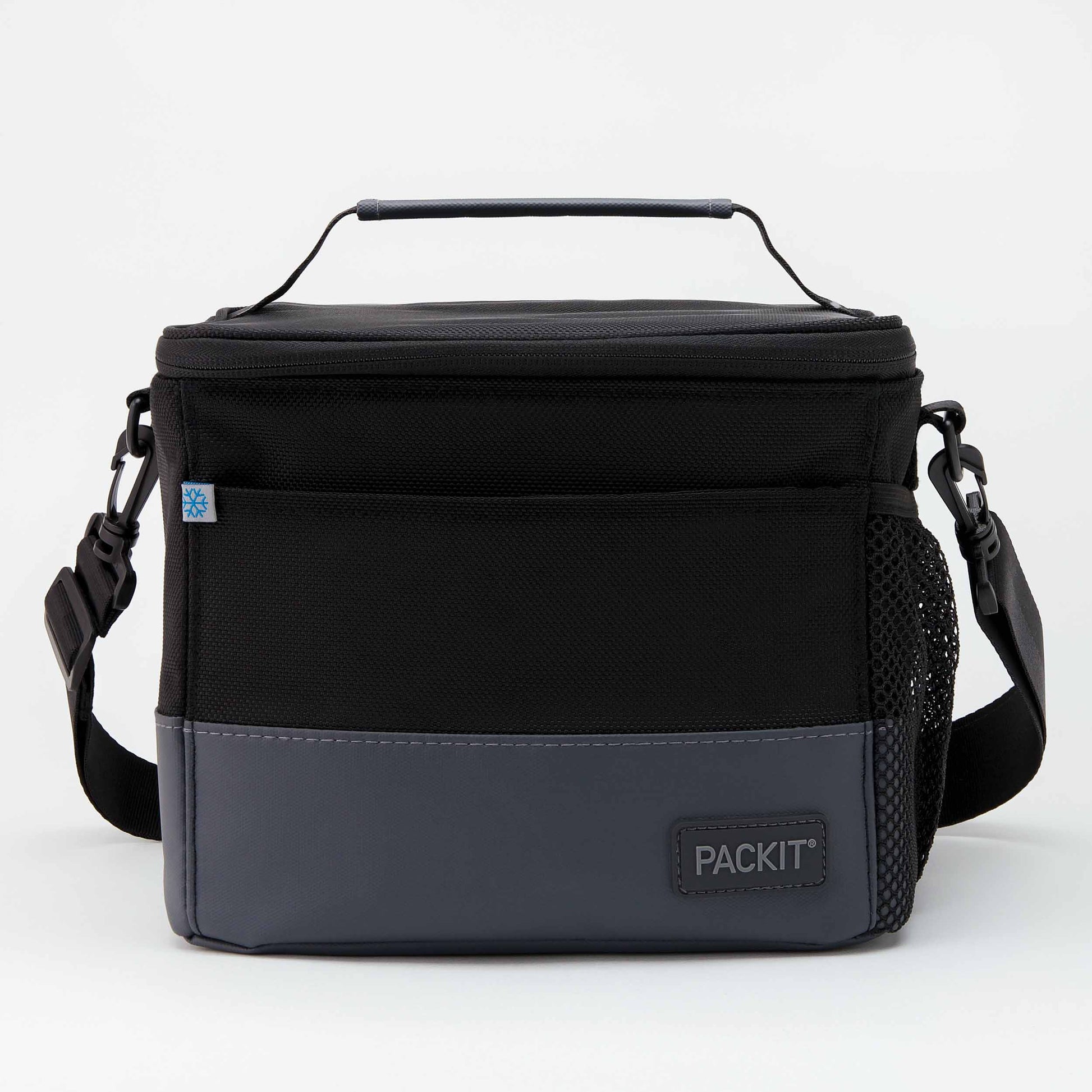 freezable-lunch-pail-f5 freezable-upright-lunch-pail-black-gray-front.jpg
