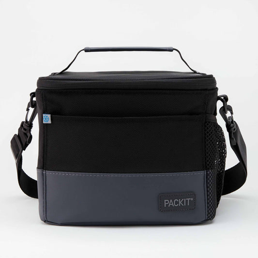 freezable-lunch-pail-f5 freezable-upright-lunch-pail-black-gray-front.jpg